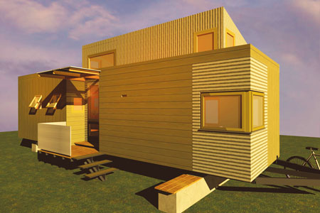 Toronto, Ontario, Canada-based green architect Andy Thomson is designing his family’s dream home—an 8.5-by-32 foot eco-RV that features solar panels, an on-demand water heater, a composting toilet and eco-friendly finishes, which he hopes will last for fifty years.